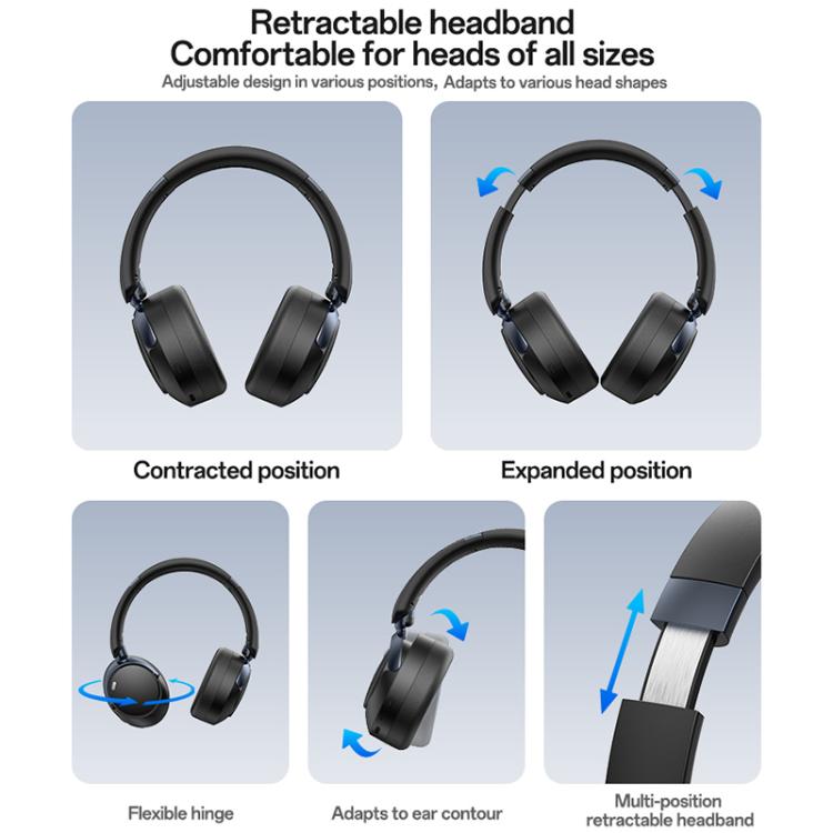 Yesido EP11 Dual-Mode Noise Reduction Over-Ear Bluetooth Headphones, EP11