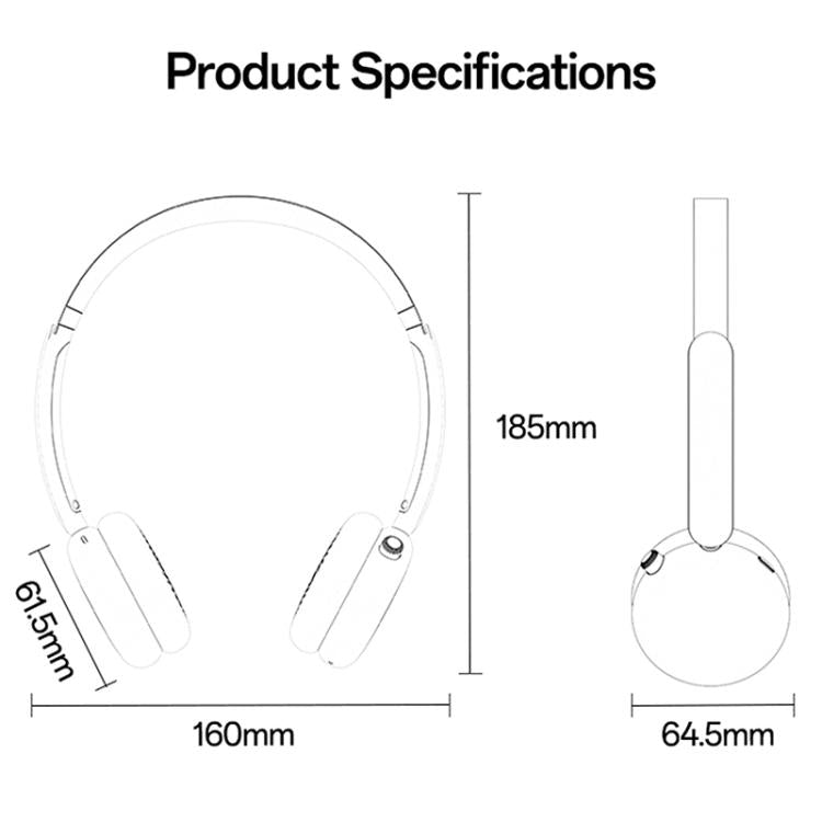 Yesido EP13 Dual-Mode Noise Reduction Mini Over-Ear Wireless Headphones, EP13