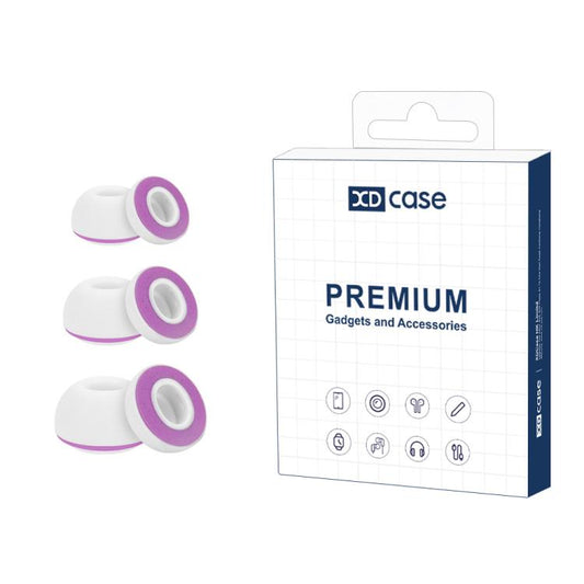 XDcase 3 Pairs Replacement Silicone Sponge Ear Tips, S/M/L Size, For AirPods Pro 3, 3 Pairs S/M/L Size
