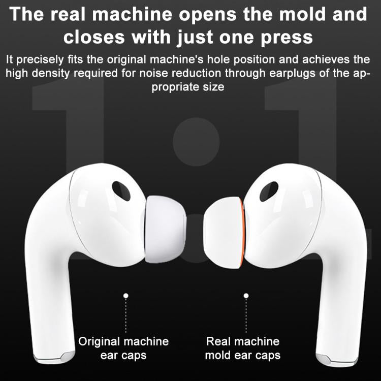 XDcase 3 Pairs Replacement Silicone Sponge Ear Tips, S/M/L Size, For AirPods Pro 3, 3 Pairs S/M/L Size