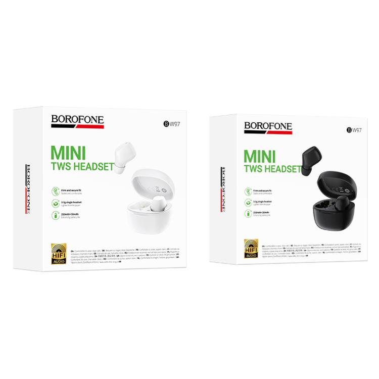 Borofone BW97 Clear True Wireless Bluetooth Earphone
