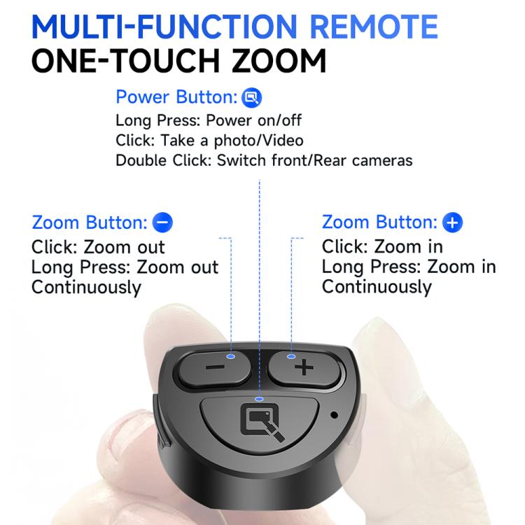 F07 410mm Mini Portable Wireless Remote Control Quadrapod Selfie Stick, No Fill Light, with 1pc D9 Fill Light, with 2pcs D9 Fill Lights