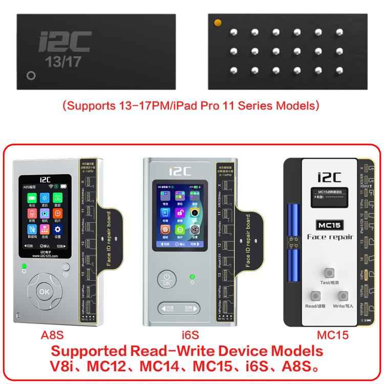 i2C Face Repair Integrated Dot Matrix IC Chip for iPhone 13-17 Series / iPad Series
