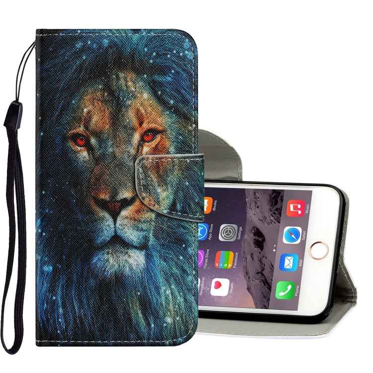 Coloured Drawing Pattern Horizontal Flip PU Leather Case with Holder & Card Slots & Wallet & Lanyard, For iPhone 8 & 7, For iPhone 11, For iPhone 11 Pro