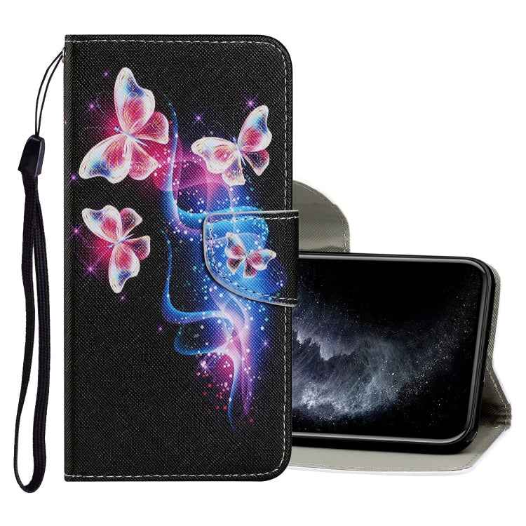 Coloured Drawing Pattern Horizontal Flip PU Leather Case with Holder & Card Slots & Wallet & Lanyard, For iPhone 8 & 7, For iPhone 11, For iPhone 11 Pro