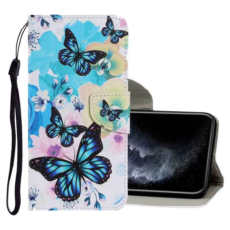 Coloured Drawing Pattern Horizontal Flip PU Leather Case with Holder & Card Slots & Wallet & Lanyard, For iPhone 8 & 7, For iPhone 11, For iPhone 11 Pro