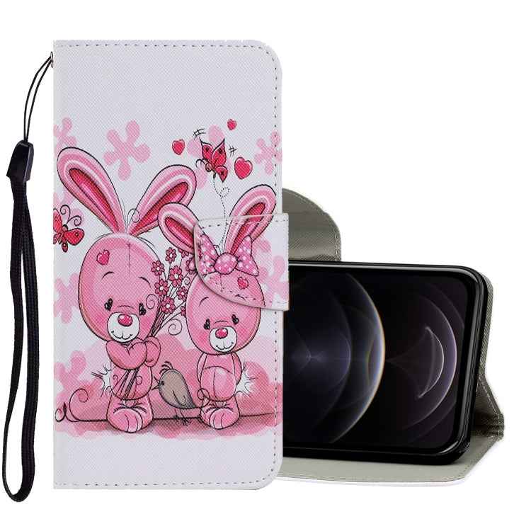 Coloured Drawing Pattern Horizontal Flip PU Leather Case with Holder & Card Slots & Wallet & Lanyard, For iPhone XS Max, For iPhone 12 mini, For iPhone 12 / 12 Pro