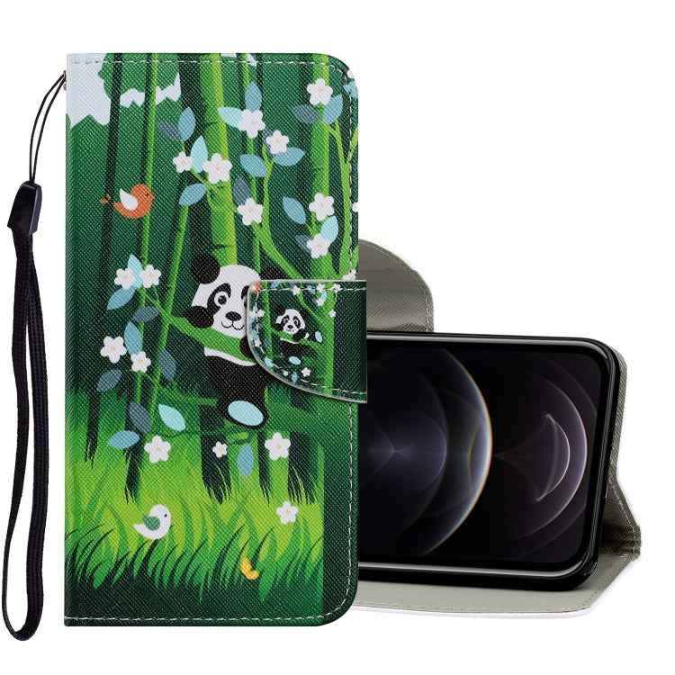 Coloured Drawing Pattern Horizontal Flip PU Leather Case with Holder & Card Slots & Wallet & Lanyard, For iPhone XS Max, For iPhone 12 mini, For iPhone 12 / 12 Pro