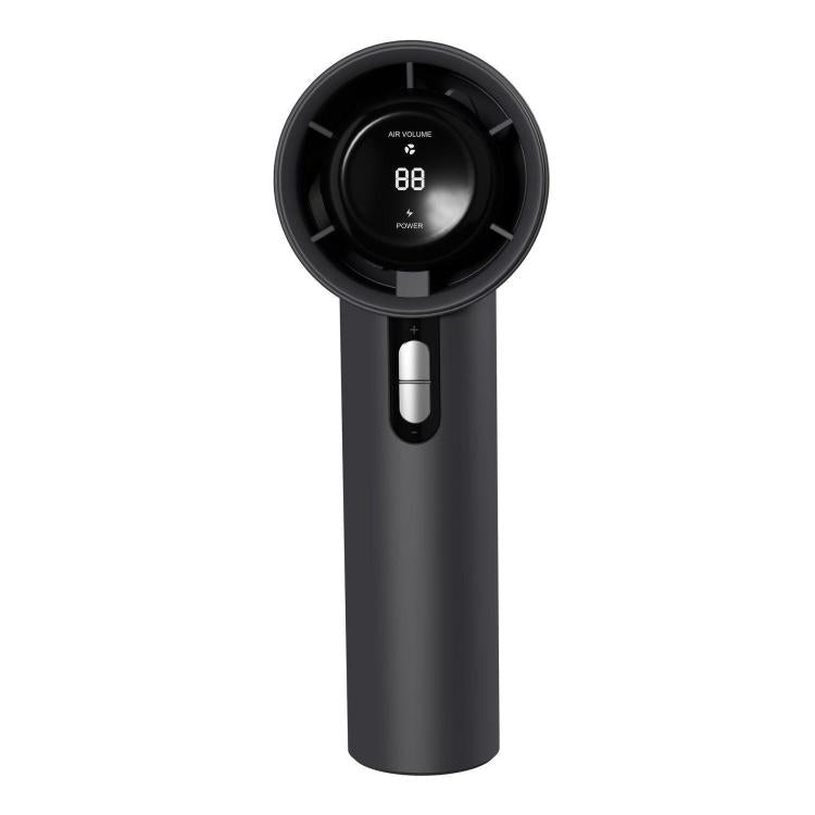 100-gear High Speed Handheld Fan Bladeless Mini Digital Display Small Fan, 1800mAh, 3000mAh