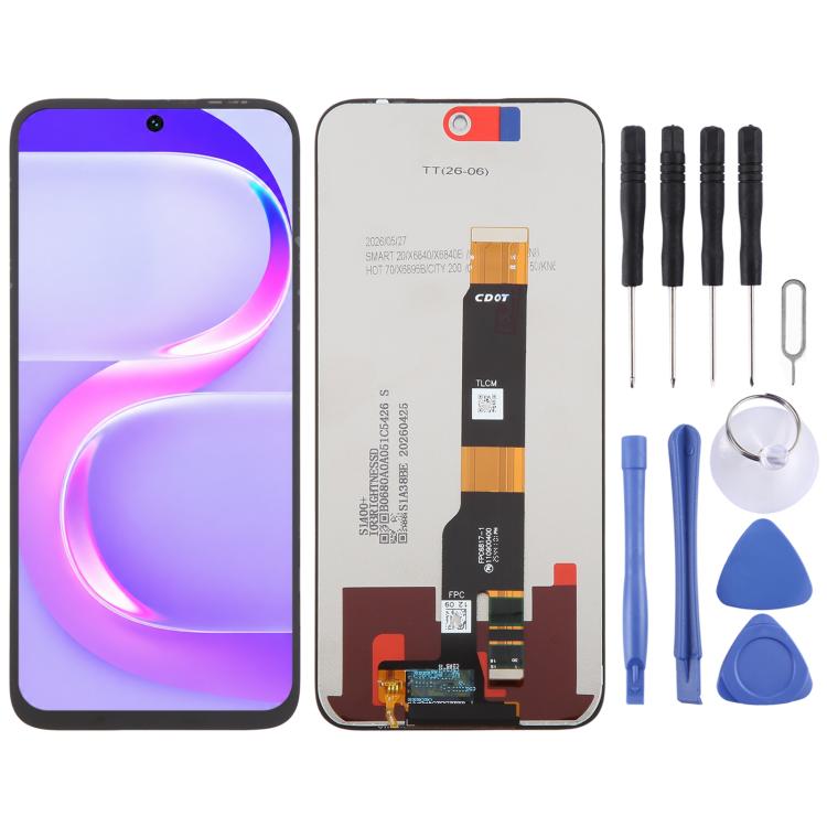 OEM LCD Screen with Digitizer Full Assembly, For Itel A200+, For Itel A200, For Itel City 200 C681LN, For Itel A100C, For Itel A100, For Itel A95, For Itel City 100 C671L, For Itel Power 70, For Itel A50C, For itel S23+ 4G S681LN, For Itel Vision 3    ...