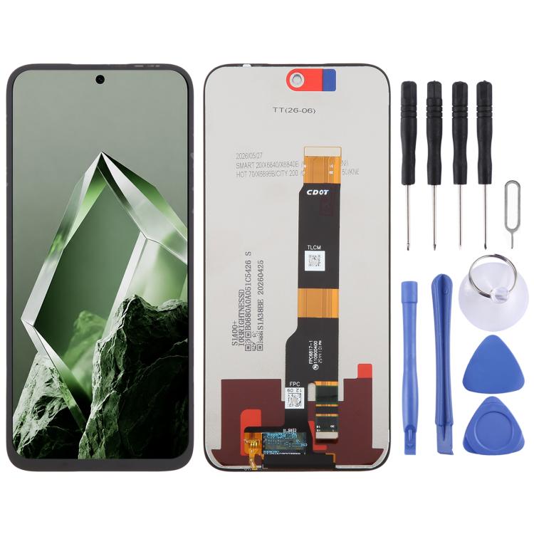 OEM LCD Screen with Digitizer Full Assembly, For Itel A200+, For Itel A200, For Itel City 200 C681LN, For Itel A100C, For Itel A100, For Itel A95, For Itel City 100 C671L, For Itel Power 70, For Itel A50C, For itel S23+ 4G S681LN, For Itel Vision 3    ...