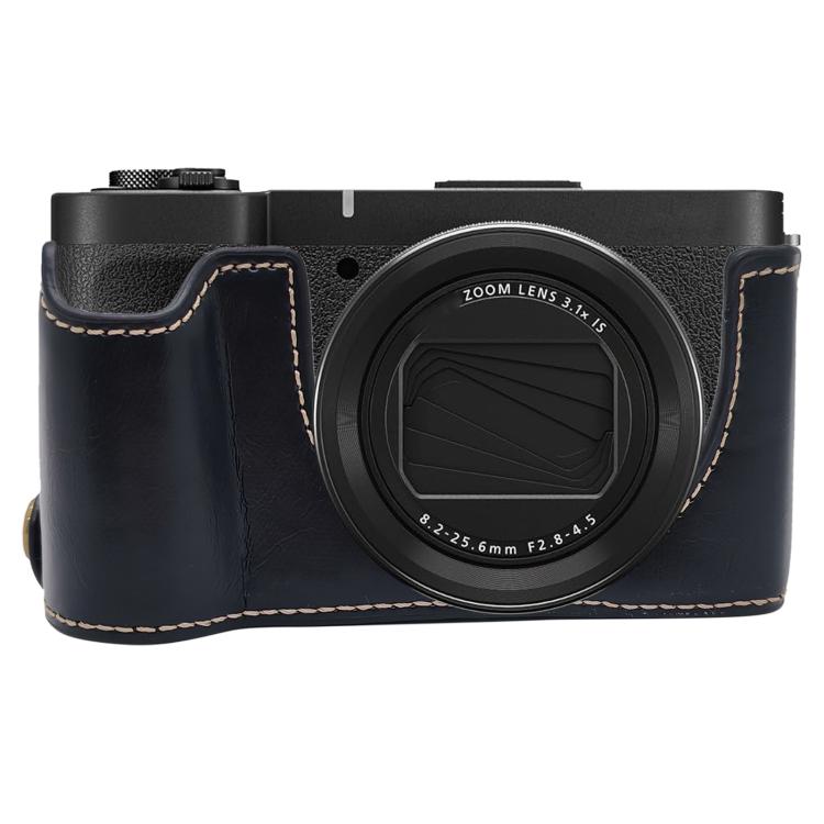 Vegan Leather Camera Half Case Base, For Canon PowerShot V1