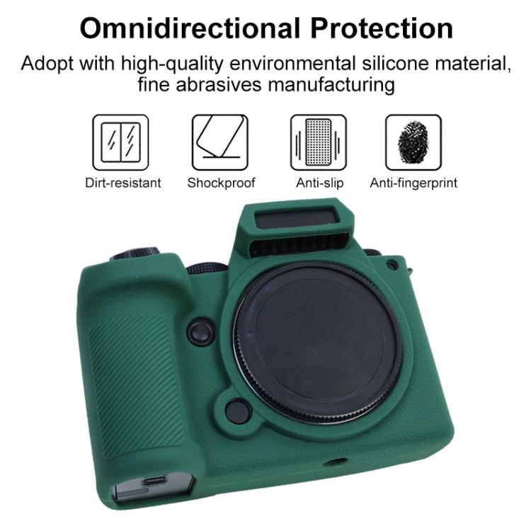 Litchi Texture Soft Silicone Protective Case, For Panasonic LUMIX DC-S5 II / DC-S5M2GK