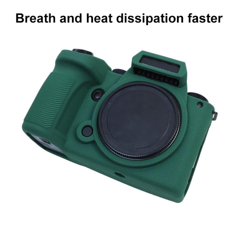 Litchi Texture Soft Silicone Protective Case, For Panasonic LUMIX DC-S5 II / DC-S5M2GK