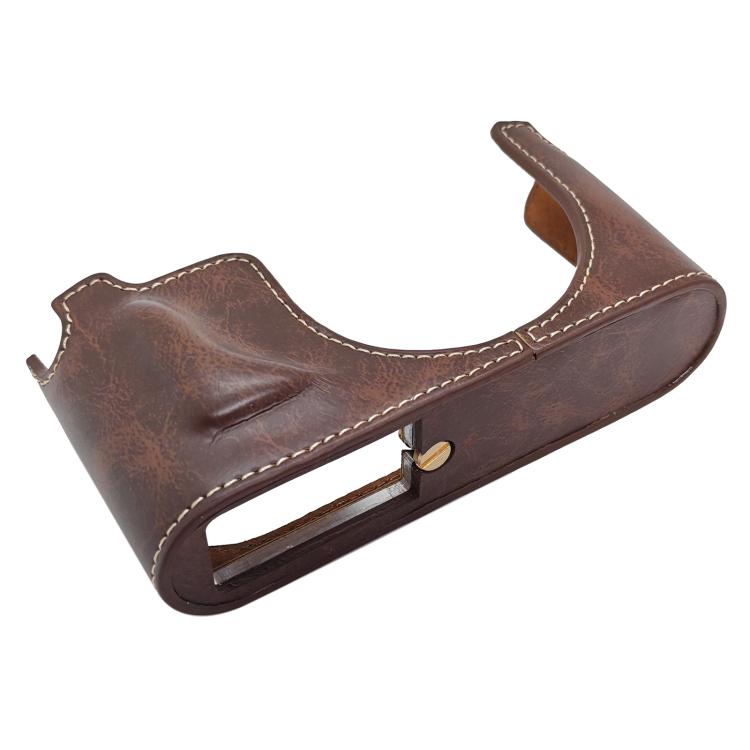 Vegan Leather Camera Half-Case Base, For Leica X Vario / TYP107