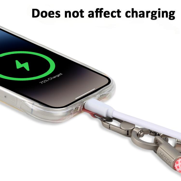 XDcase Anti-Lost Phone Wrist Lanyard with Metal Buckle & Gasket, Length: 10.6cm
