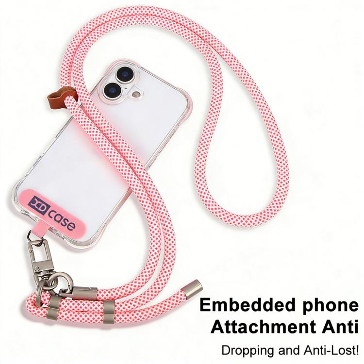 XDcase Anti-Lost Phone Lanyard with Metal Buckle & Gasket, Adjustable Length: 41-77cm
