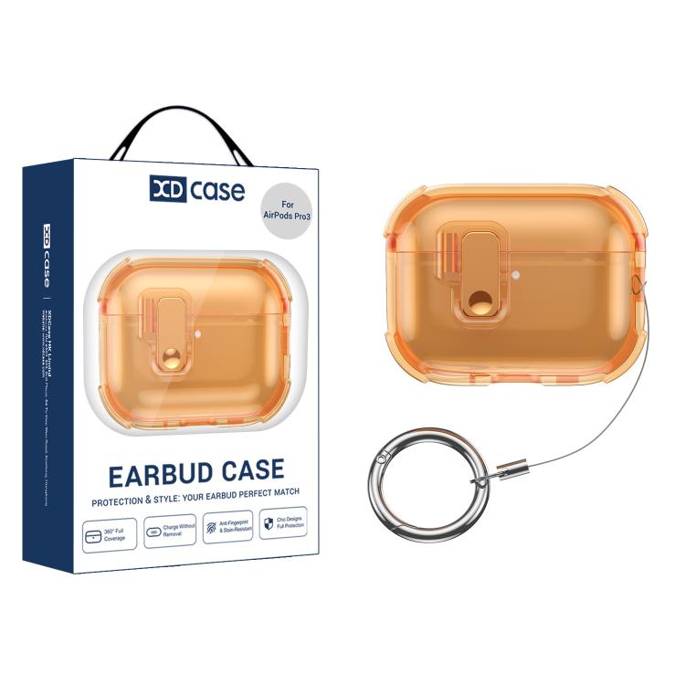 XDcase Transparent Silicone Automatic Pop-Up Earbud Case, For AirPods 5 / 4, For AirPods Pro 3, For AirPods Pro 2 / 1
