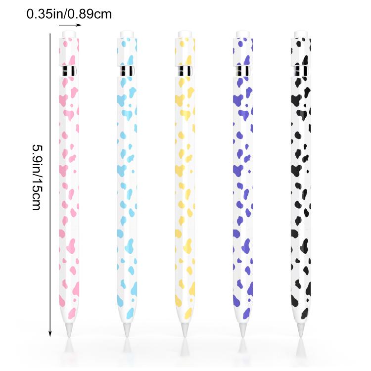 XDcase Cow Print Silicone Protective Stylus Pen Sleeve, For Apple Pencil Pro / 2, For Apple Pencil USB-C / 3