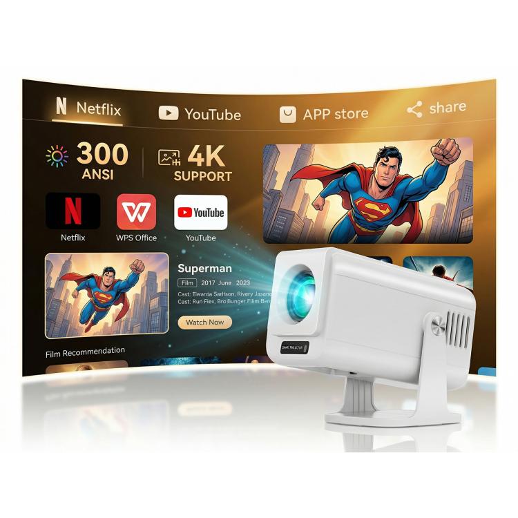 V1 Auto-focus 3 inch LCD 1920x1080P 270ANSI Android 13 OS Portable Smart Projector, US Plug, EU Plug, UK Plug, AU Plug, Auto Focus / US Plug, Auto Focus / EU Plug, Auto Focus / UK Plug, Auto Focus / AU Plug