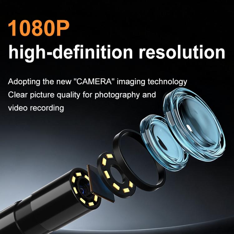 P270 4.3 inch HD Screen Industrial Endoscope, 8mm Single Lens / 2m, 8mm Single Lens / 5m, 8mm Single Lens / 10m