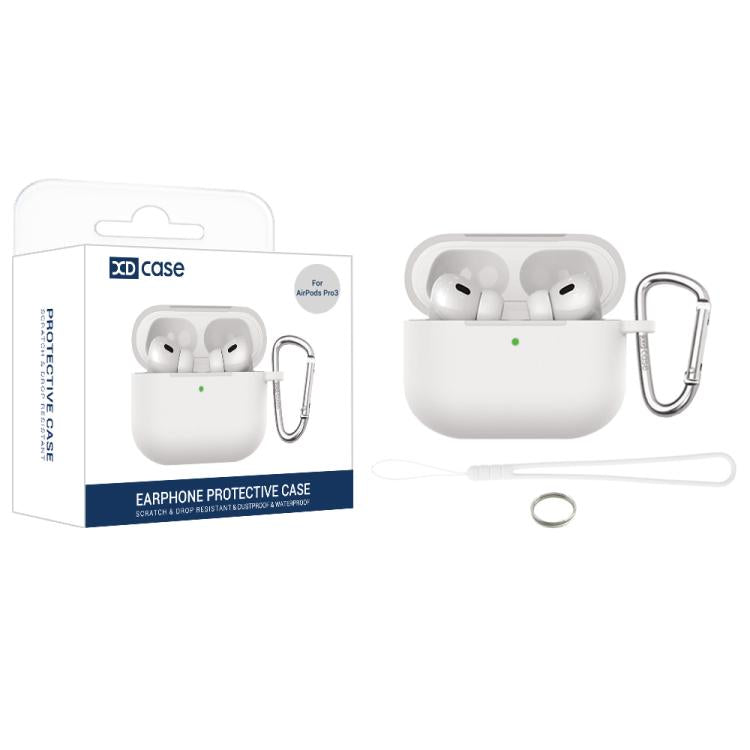 XDcase 2.5mm Thick Silicone Earbud Protective Case with Hook, For AirPods 5 / 4, For AirPods Pro 3, For AirPods Pro 2 / 1