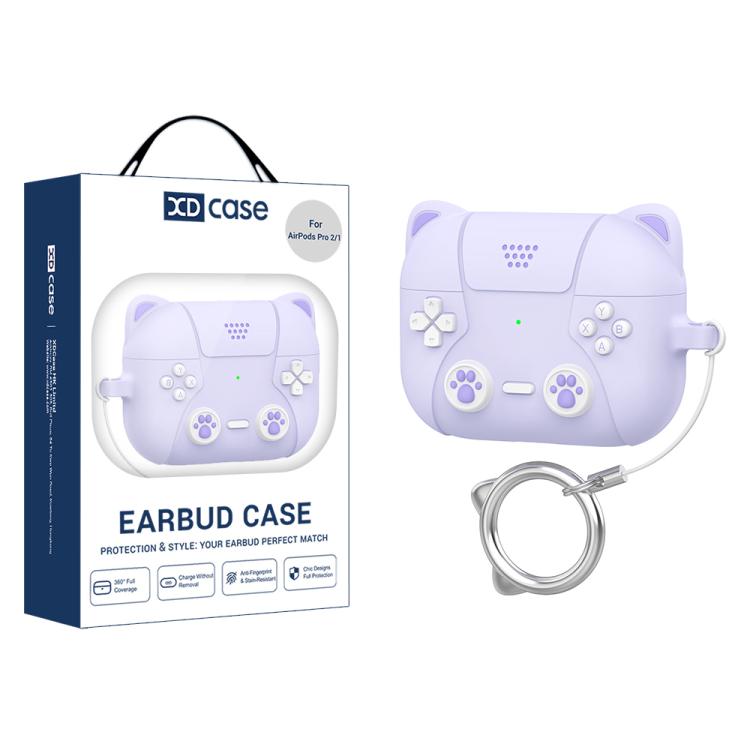 XDcase Retro Cat Cartoon Silicone Earbuds Case, For AirPods 5 / 4, For AirPods Pro 3, For AirPods Pro 2