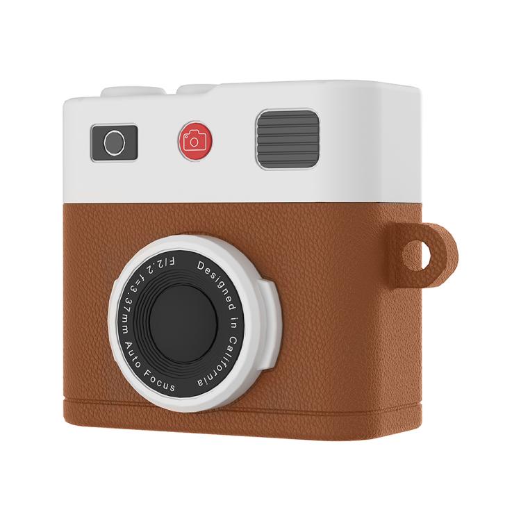 XDcase Retro Camera Style Silicone Earbuds Case, For AirPods 5 / 4, For AirPods Pro 3, For AirPods Pro 2