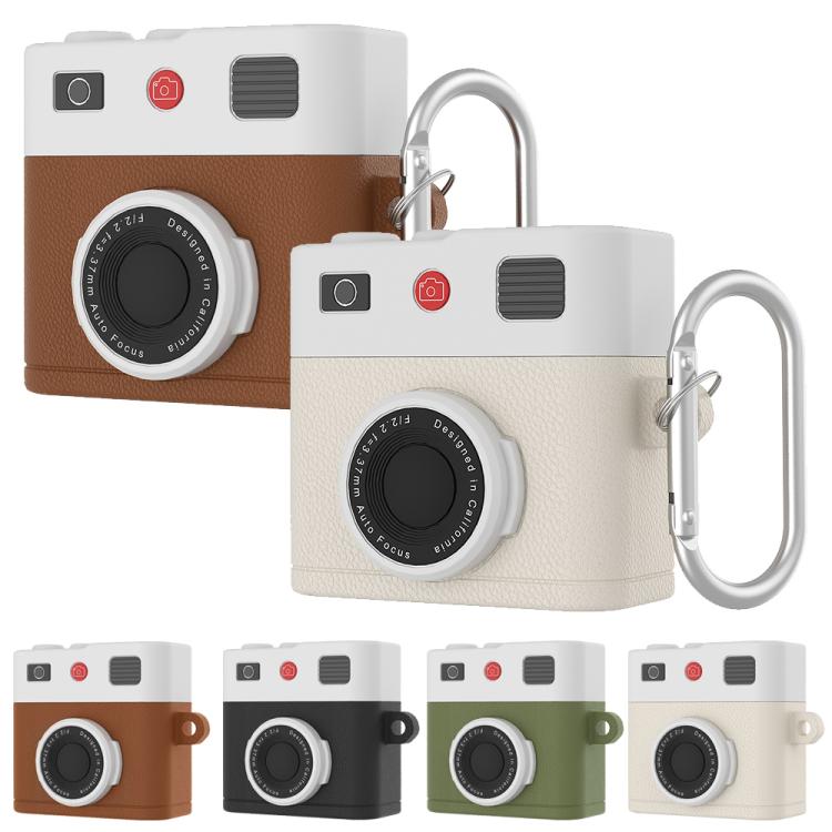 XDcase Retro Camera Style Silicone Earbuds Case, For AirPods 5 / 4, For AirPods Pro 3, For AirPods Pro 2