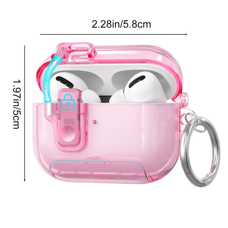 XDcase Clear TPU Auto Pop-Up Earbud Case with Holder, For AirPods Pro 3, For AirPods 4, For AirPods Pro 2