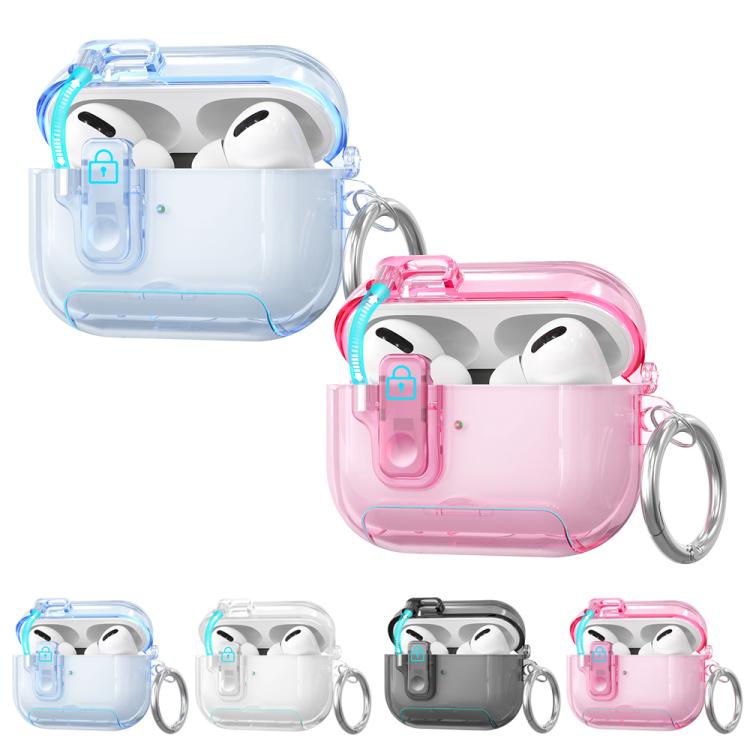 XDcase Clear TPU Auto Pop-Up Earbud Case with Holder, For AirPods Pro 3, For AirPods 4, For AirPods Pro 2