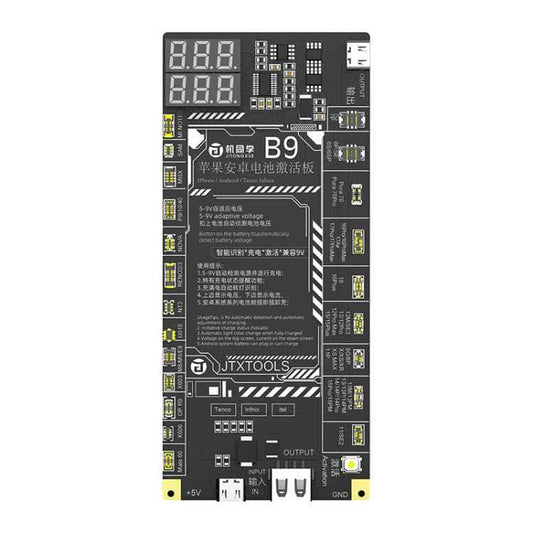 JTX B9 5-9V Battery Charging Activation Board for iPhone 6S-17 Pro Max (without 16e) & Android, JTX B9