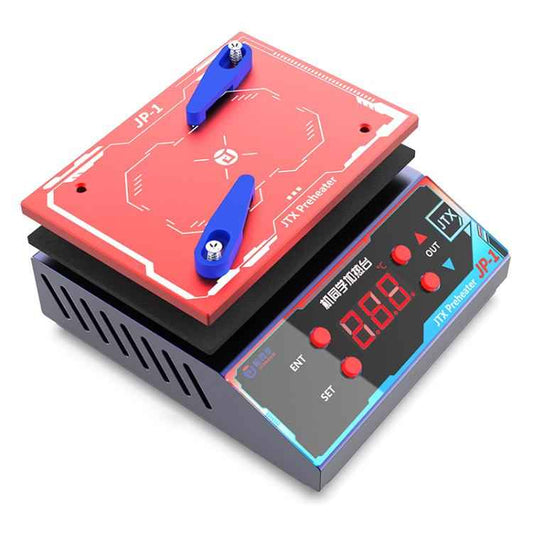 JTX JP-1 Universal Motherboard Planting Tin Degumming Laminated Preheating Platform, EU Plug, US Plug