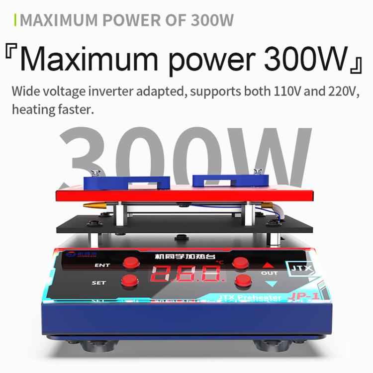 JTX JP-1 Universal Motherboard Planting Tin Degumming Laminated Preheating Platform, EU Plug, US Plug