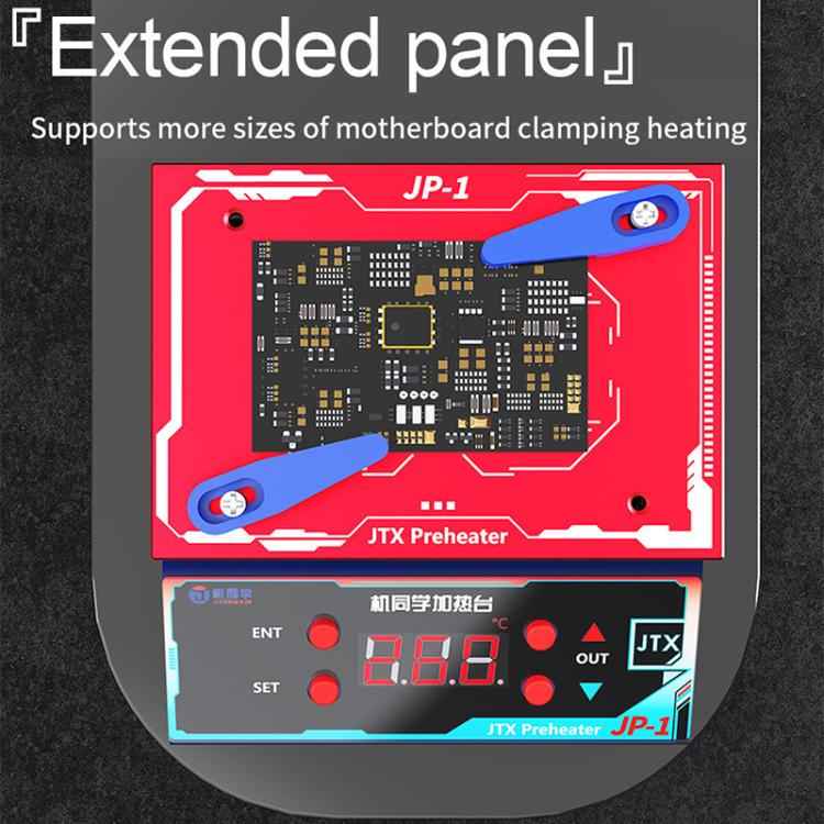 JTX JP-1 Universal Motherboard Planting Tin Degumming Laminated Preheating Platform, EU Plug, US Plug