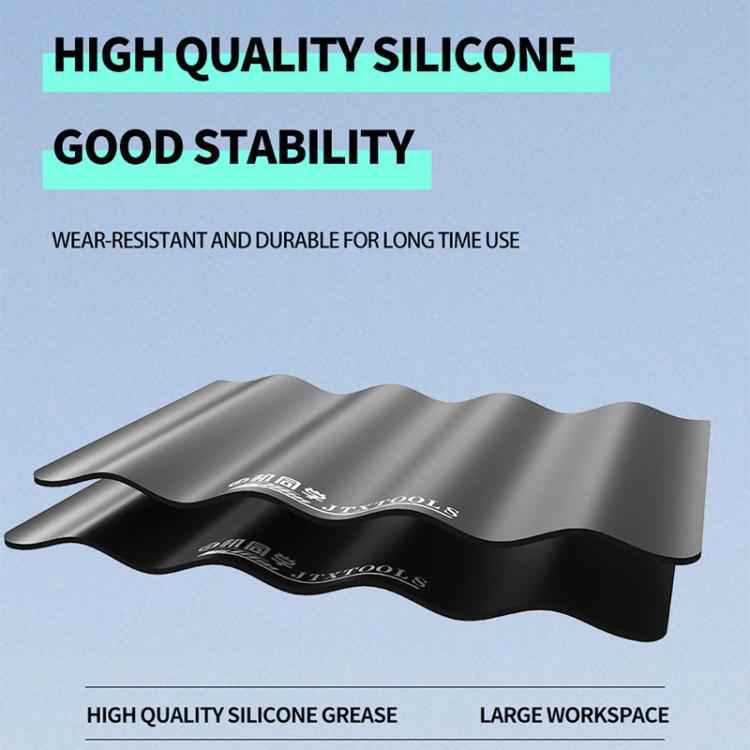 JTX TP-5 5mm Antistatic Anti-Slip Extra Thick Insulated Repair Black Silicone Pad, JTX TP-5