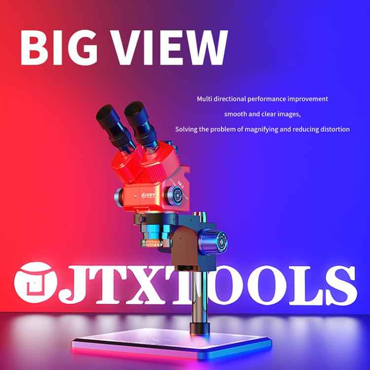 JTX SM-3 7-60X Adjustable Zoom Trinocular Stereo Microscope, JTX SM-3