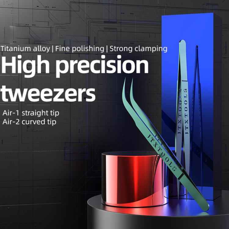 JTX  Fine Polishing Titanium Alloy High Precision Tweezers, Air-1, Air-2