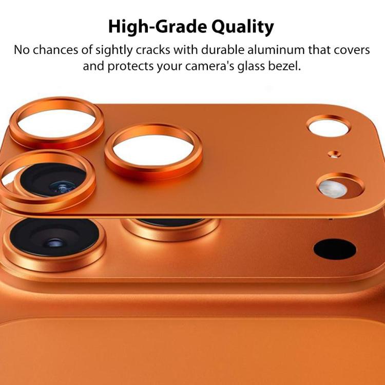XDcase 5pcs Titanium Alloy Hollow Camera Lens Protector, For iPhone Air