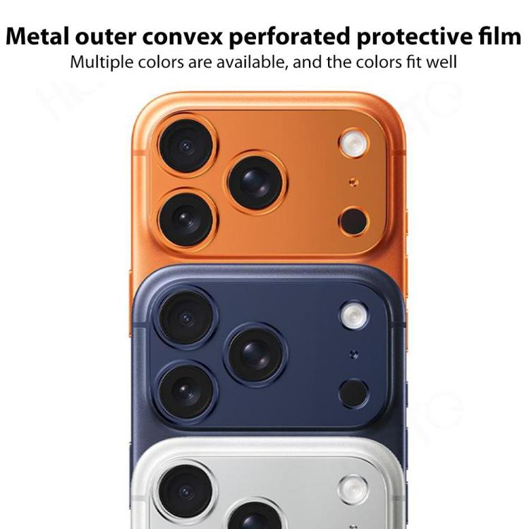 XDcase 5pcs Titanium Alloy Hollow Camera Lens Protector, For iPhone Air