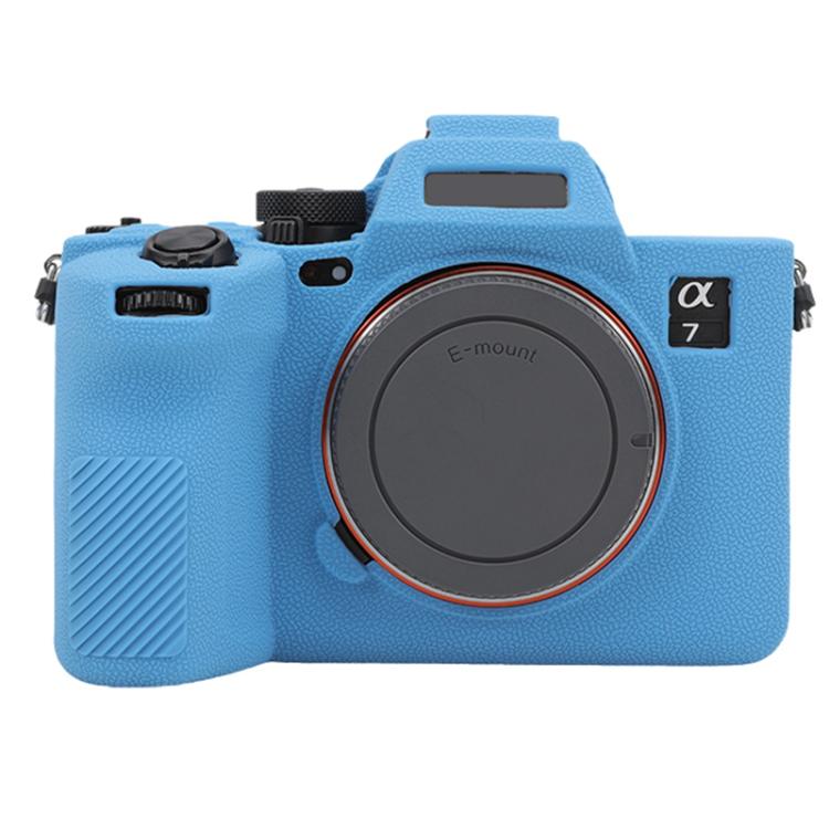 Litchi Texture Soft Silicone Protective Case, For Sony Alpha 7 V / ILCE-7M5