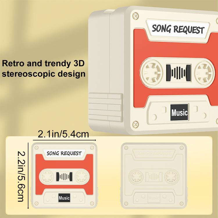 XDcase Retro Cassette Style Silicone Earbuds Case, For Samsung Galaxy Buds FE / Buds2 Pro
