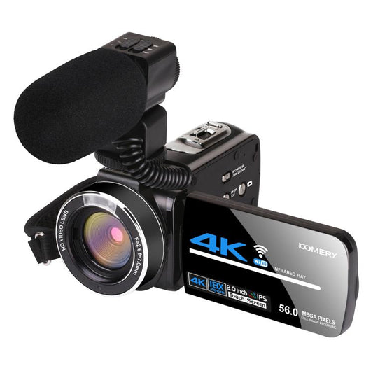 5600PX Zoomable 4K Digital Video Camera, With Microphone
