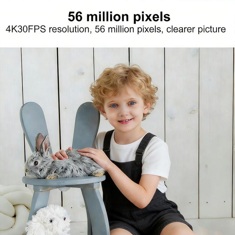 5600PX Zoomable 4K Digital Video Camera, With Microphone