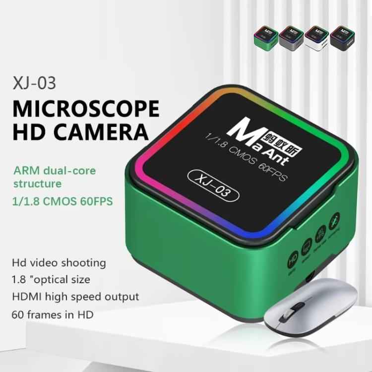 MaAnt XJ-03 Colorful HDMI / USB Output 60FPS HD Microscope Camera, MaAnt XJ-03(Black), MaAnt XJ-03(Grey), MaAnt XJ-03(Green), MaAnt XJ-03(White)