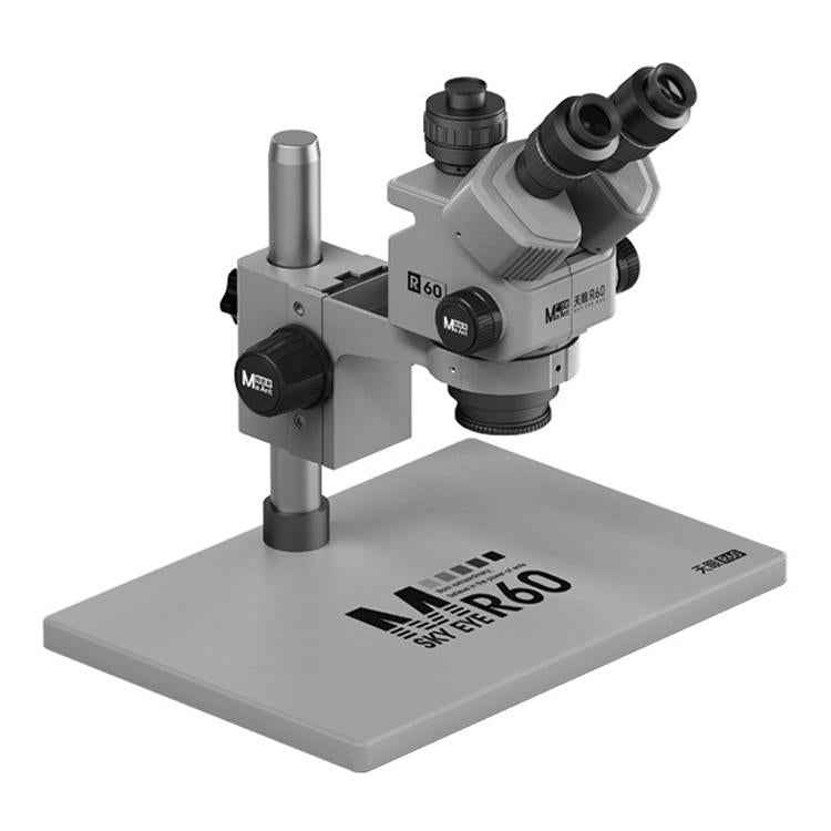 MaAnt Sky Eye R60 7-60X Colorful Trinocular Microscope with Large Base