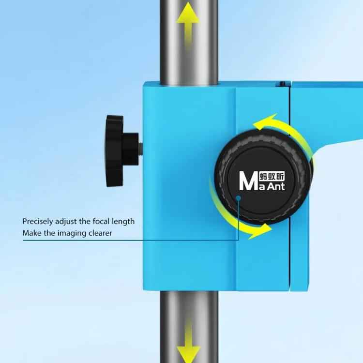 MaAnt Sky Eye R60 7-60X Colorful Trinocular Microscope with Large Base