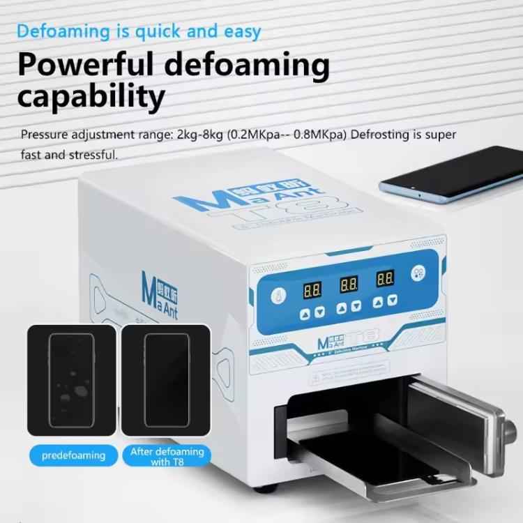 MaAnt T8 8 inch Screen Laminating & Defoaming Machine with Built-in Quiet Vacuum Pump, US Plug, EU Plug, UK Plug