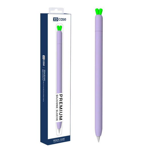 XDcase Cute Carrots Design Anti-Slip Silicone Stylus Pen Sleeve, For Apple Pencil Pro / 2