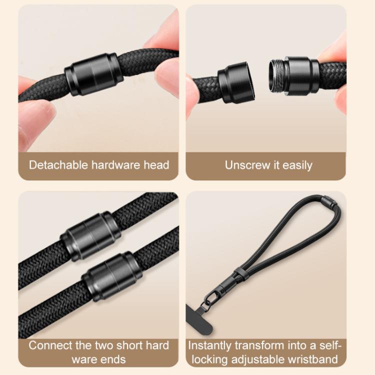 XDcase Detachable 3-in-1 Crossbody / Neck / Wrist Strap Anti-Lost Phone Lanyard with Tab